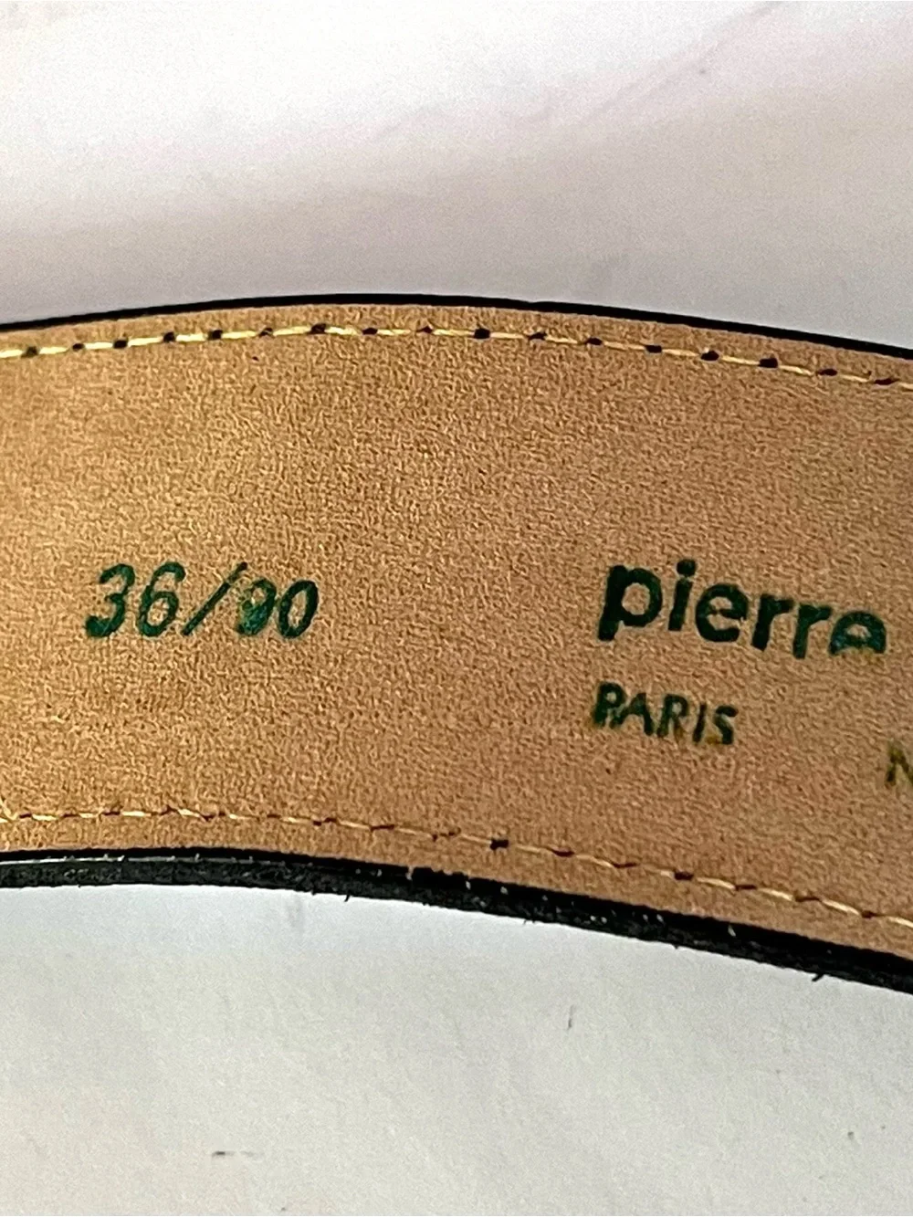 Pierre Cardin Vintage Leather Belt